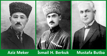 Aziz Meker, İsmail Berkok, Mustafa Butba