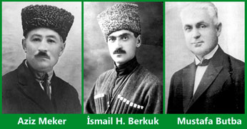 Aziz Meker, İsmail Berkok, Mustafa Butba Aziz Meker, İsmail Berkok, Mustafa Butba