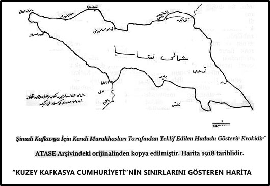Kuzey Kafkasya Cumhuriyeti Sınırları