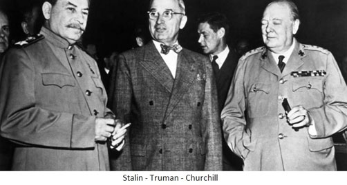 Stalin Truman Churchill